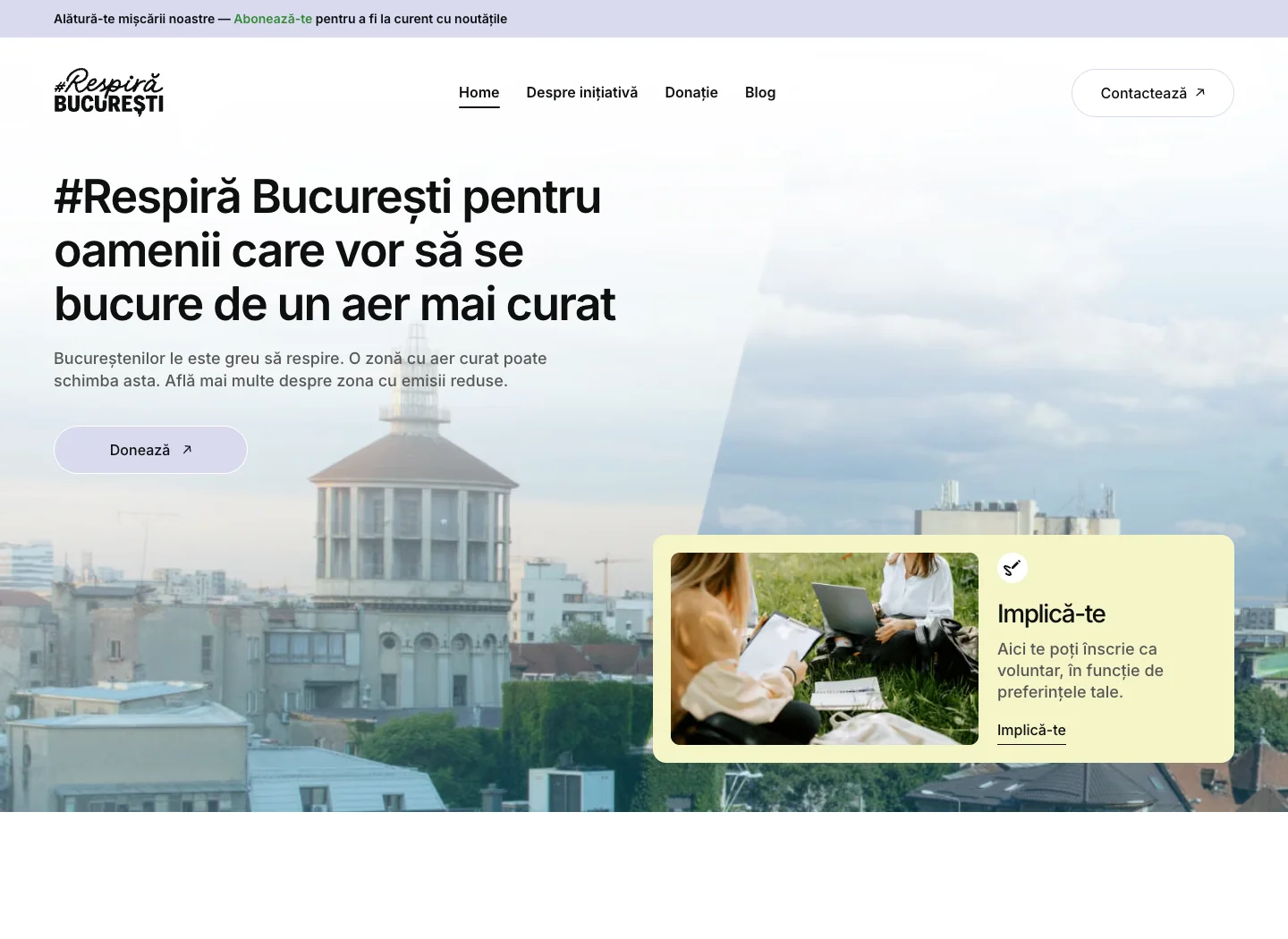 Website Respiră București